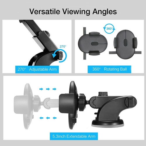 360° Adjustable Car Phone Mount