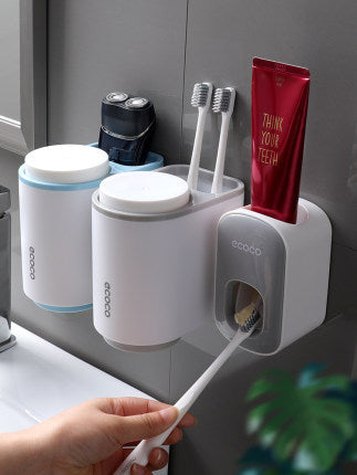 Effortless Toothpaste Dispenser Set