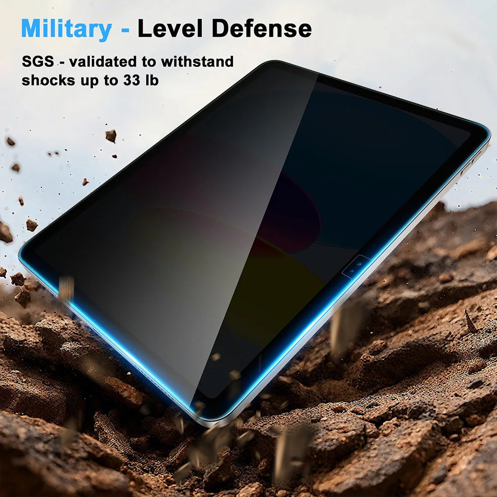 Privacy Screen Protector For iPad A16 9th 10th Generation Pro 13 11 M5 M4 12.9 Tempered Glass For iPad Air 6 5 4 3 Mini 6 7 10.2