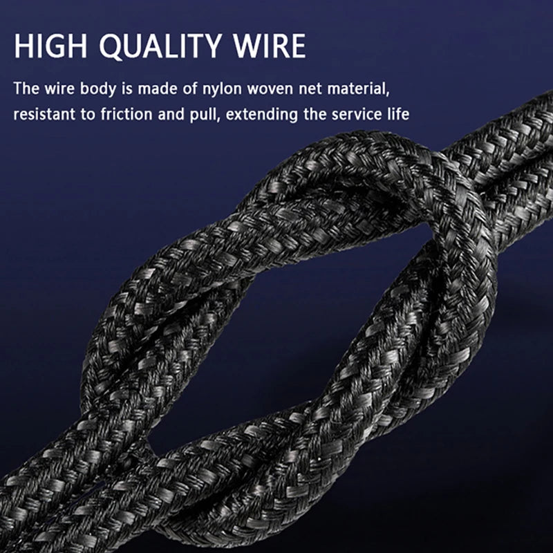 USB3.2 10Gbps USB Type C Cable USB A to C 3A 60W QC3.0 Fast Charging for Samsung NVMe Hard Disk External Android Data Braid 2M