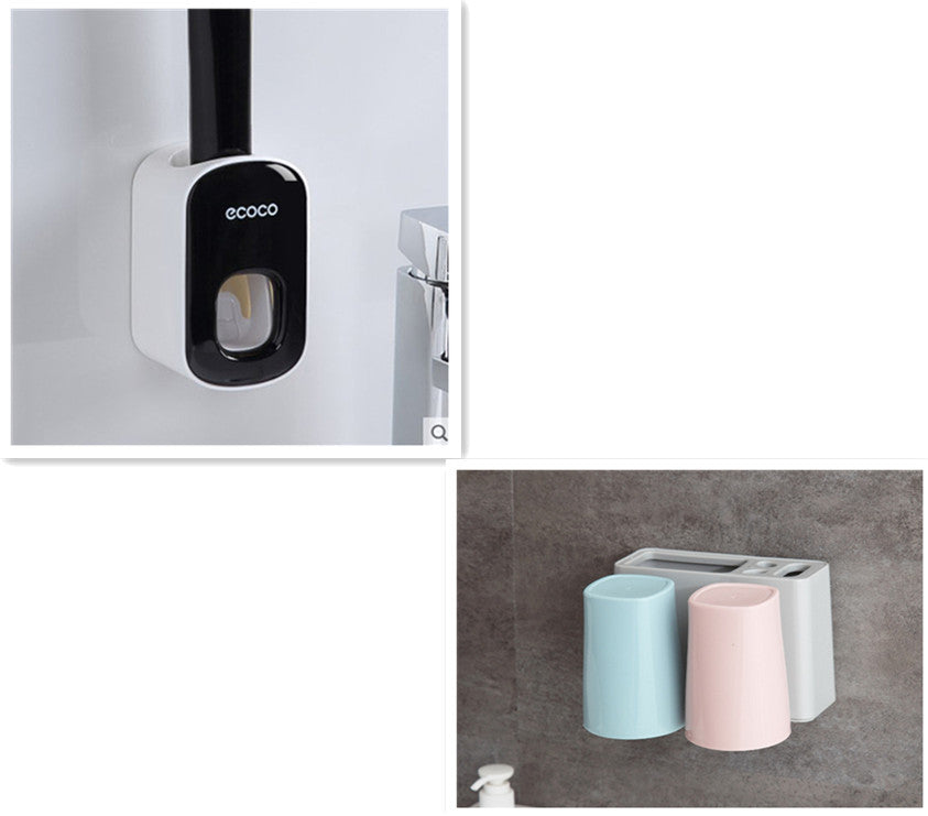 Effortless Toothpaste Dispenser Set