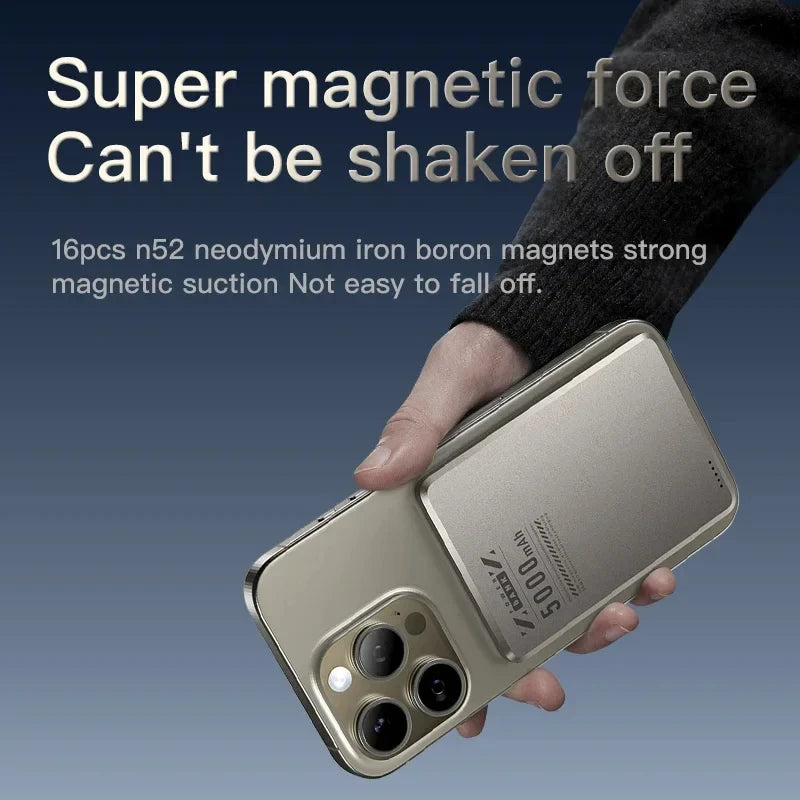 Lenovo UltraSlim Magnetic Power Bank Qi2 Wireless Powerbank Portable External Battery for Magsafe for iPhone Samsung Huawei 2026
